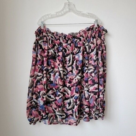 NWT LANE BRYANT Off The Shoulder Blouse - Picture 13 of 14